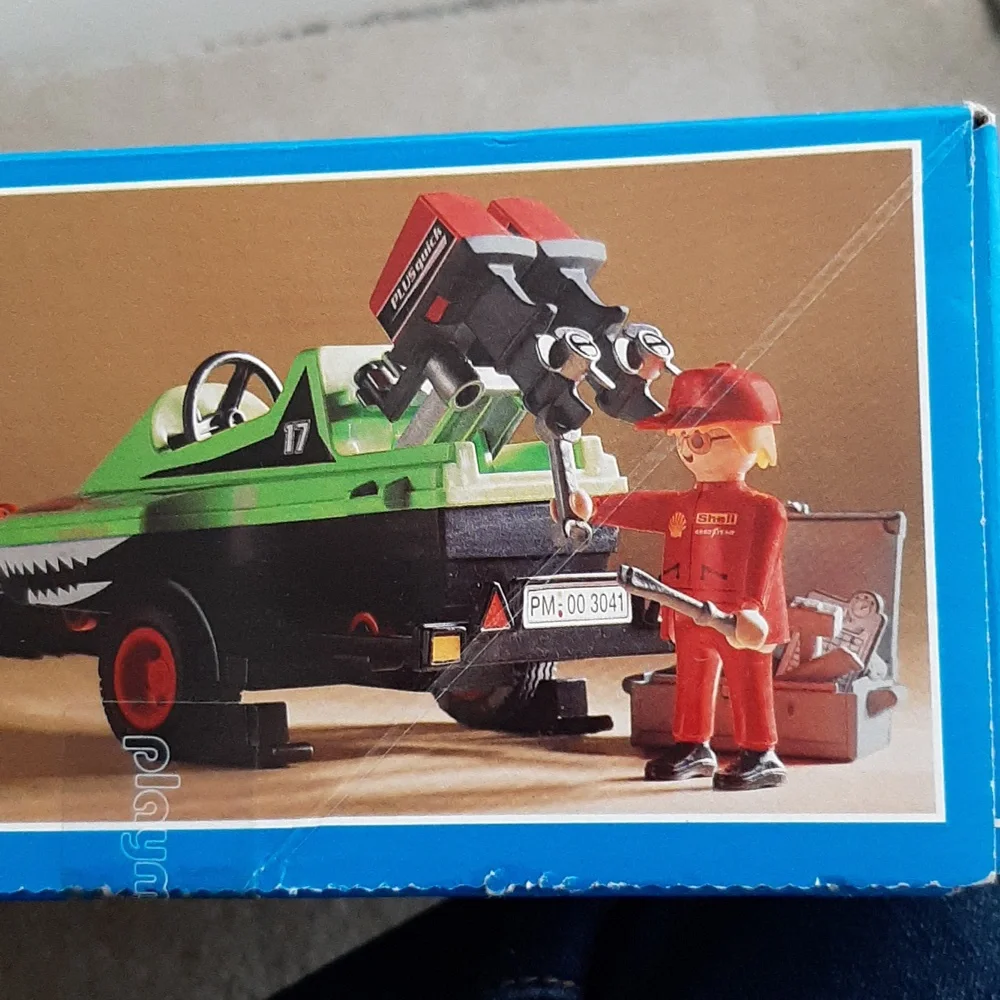 NIB Playmobil jeep ATV and speedboat set